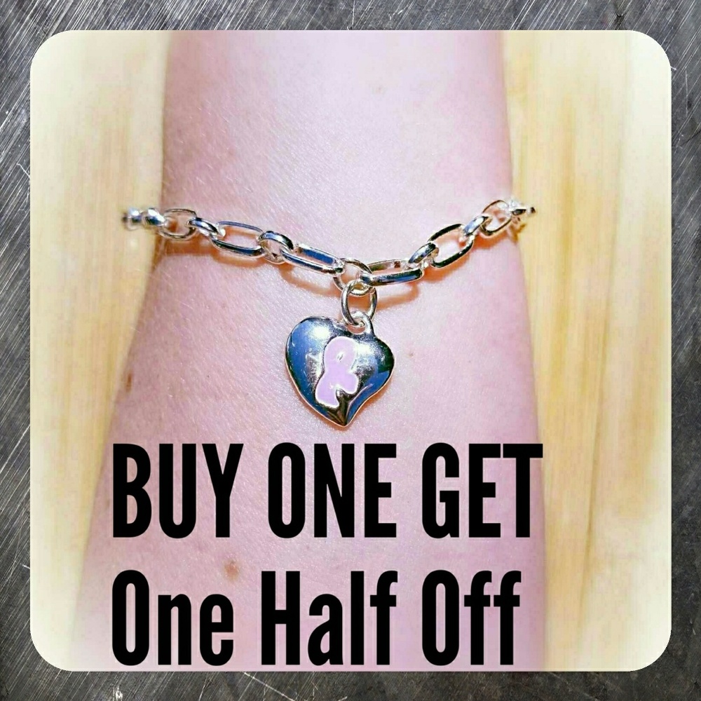 LUPUS Sterling Silver Charm Bracelet